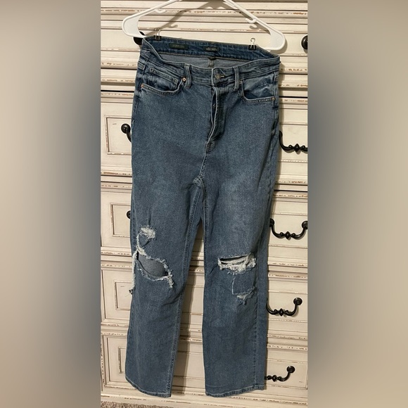 TARGET Wild Fable Super High-Rise Straight Distressed Jeans in Size 6 - Picture 2 of 8